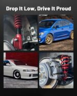 EVIL ENERGY BMW F30 Coilovers 2012-2018 Adjustable Lowering Kit Red - Image 4
