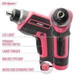 Pink 35PC Electric Screwdriver Tool Kit 3.6V USB Rechargeable - Image 3