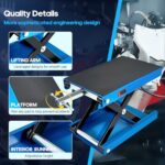 GAOLLY 1200LB Motorcycle Scissor Lift Jack Wide Deck ATV Stand - Image 4