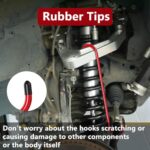 2PC Brake Caliper Hanger Set - Steel Hooks with Rubber Tips
 
However, if you need exactly 70 characters or fewer, here's an alternative:

Brake Caliper Hanger Hooks 2PC Steel Rust-Proof Rubber Tips - Image 3