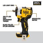 DEWALT 20V MAX 1/2 Inch Cordless Impact Wrench Tool Hog Ring - Image 3