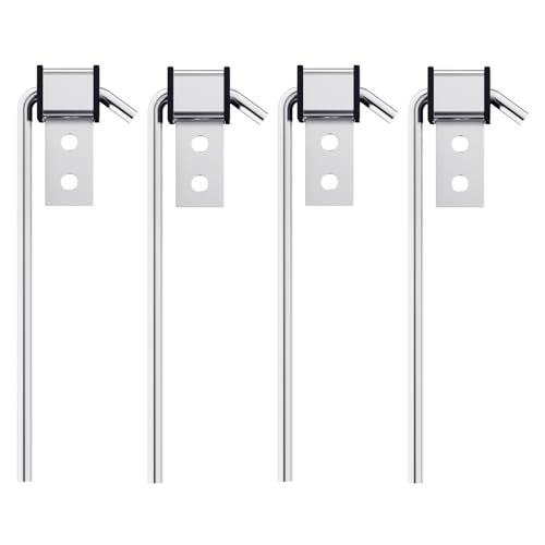4 Pcs Heavy Duty Exhaust Hanger Rod-Universal Exhaust Hangers Muffler 4 Pcs Heavy Duty Exhaust Hanger Rod-Universal Exhaust Hangers Muffler Hanger, Exhaust Hanger Rod forCar Exhaust System Kit, 3/8" Rod 10" Long