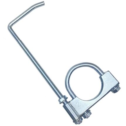 CAROTUPY 2" Universal Exhaust Clamp With Hanger, Muffler Hanger Exhaust Pipe Hanger for Cars, Trucks