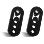 Exhaust Hanger Rubber, Car Muffler Shock Absorber Mount Hanger Bracket,High Density Tailpipe Isolator Damping Hanger (BLACK, 2 PCS)