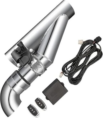 Electric Exhaust Cutout 3 Inch with Elbow Muffler Valvtronic Exhaust Valve Kit (1 Controller, 1 Valve) (3in)