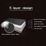 KCTOELNOR Waterproof Cadillac Escalade Seat Covers 2002-2025 7-Seat Beige - Image 5