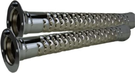 KHROME WERKS 1860-1818 202712P HP-Plus® Louvered High Performance Baffle Inserts