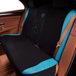 Mint Blue Lace Butterfly Car Seat Covers Full Set for Women - Image 7