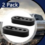 Heavy Duty Exhaust Hanger Rubber Mount 2PCS Black Muffler Isolator - Image 6