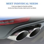 RP 2.5" Inlet 3.5" Outlet 12" Stainless Exhaust Tips 2-Pack - Image 7