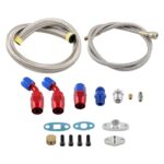 maXpeedingrods 400HP T3 T4 Turbo Kit with Wastegate Oil Lines - Image 5
