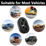 BFXM Universal Exhaust Rubber Hanger Mount 2 Hole Muffler Bushing - Image 4