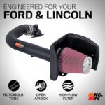 K&N 57-2556 Cold Air Intake Kit Ford F150 Expedition 2004-2008 - Image 2