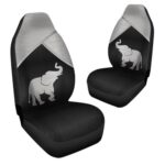 Elephant Print Car Seat Covers 2PC Universal Breathable Auto SUV - Image 3