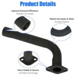 YOXUFA Performance Exhaust Header for Predator 212cc Mini Bike Go Kart with Heat Shield
``` - Image 4