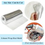 Heat Shield Exhaust Wrap Aluminum Muffler Insulation for Cars & Motorcycles - Image 4