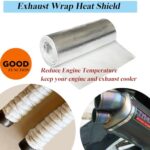 Heat Shield Exhaust Wrap Aluminum Muffler Insulation for Cars & Motorcycles - Image 6