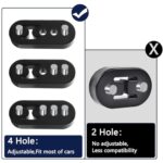 Heavy Duty Exhaust Hanger Rubber Mount 2PCS Black Muffler Isolator - Image 4