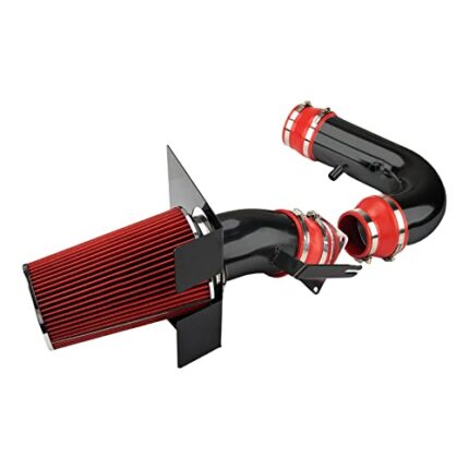 ZonCar Cold Air Intake System 4" High Flow Inlet for F150/Expedition 4.6L 5.4L V8 1997-2003, F250 5.4L V8 1997-1999, Navigator 5.4L V8 1998-1999 Black