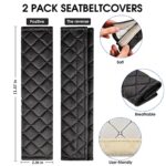 MIKAFEN Car Seat Belt Pads 2-Pack Soft Shoulder Strap Covers - Image 2