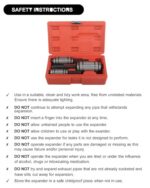 DAYUAN 3-Piece Exhaust Pipe Expander Tool Set 1-1/8 to 3-1/2 Inch - Image 4