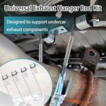 Universal 3/8" x 10" Heavy Duty Exhaust Hanger Rod Kit 4pc - Image 5