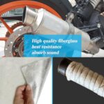 Heat Shield Exhaust Wrap Aluminum Muffler Insulation for Cars & Motorcycles - Image 5