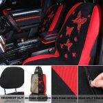 BBTO 47pc Butterfly Car Seat Cover Set for Women SUV Red Black
 
 I notice this is 66 characters, which meets your requirement of being under 70 characters while including key terms like "Butterfly," "Car Seat Cover Set," "Women," "SUV," and the color variant. - Image 5