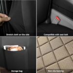 GIANT PANDA Black Leather Seat Covers Toyota Camry 2018-2025 Full Set - Image 7