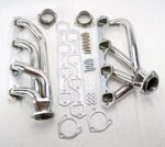 TUNERBITS Shorty Stainless Steel Headers Exhaust Manifolds for Ford 1964-1977 260 289 302