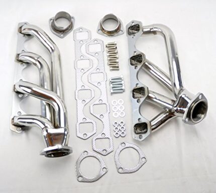 TUNERBITS Shorty Stainless Steel Headers Exhaust Manifolds for Ford 1964-1977 260 289 302