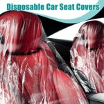 Fabbay 200pk Disposable Plastic Car Seat Covers Universal Fit - Image 7