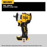 DEWALT 20V MAX 1/2 Inch Cordless Impact Wrench Tool Hog Ring - Image 2