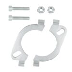 2.5 Inch Split Flange Repair Kit with 2 Bolts,Carbon Steel Flat Oval Exhaust Flange Kit for Exhaust Flange Repair,Universal Exhaust Flange Connection Kit Car Accessories (2.5 Inch)