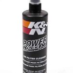 K&N Air Filter Cleaner and Degreaser: Power Kleen; 12 Oz Spray Bottle; Restore Engine Air Filter Performance, 99-0606, Black