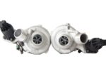 Upgrade Billet Twin Turbocharger JL7E6C879BF&JL7Z 6K682B Compatible With 2018-2022 Ford F-150/Lincoln Navigator 3.5L