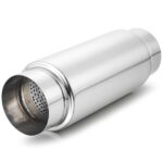 LCGP 4" Inlet Universal Resonator Muffler - High Performance Stainless Steel - Image 4