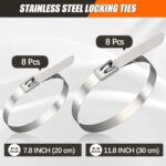 High-Temp Exhaust Heat Wrap Shield for Cars & Motorcycles - 2" x 50' - Image 4