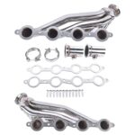 2Pcs LS Swap Shorty Headers for 1960-1986 Chevy GMC C10 V8 - Image 5