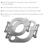 KVAEY 2 PCS 2.5" Exhaust Flange Repair Kit with Bolts - Durable Carbon Steel - Image 3