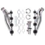 2Pcs LS Swap Shorty Headers for 1960-1986 Chevy GMC C10 V8 - Image 6