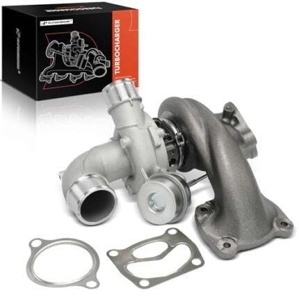 A-Premium K03 Complete Turbocharger Turbo Kit with Gasket Compatible with Ford & Lincoln Models - Escape 2017-2020, Fusion 2017-2019, Edge 2015-2018, MKZ 2017-2020, MKC 2017-2019, 2.0L - F2GE9G438BC