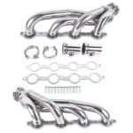 2Pcs LS Swap Shorty Headers for 1960-1986 Chevy GMC C10 V8 - Image 2