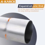 A-KARCK 3.5" OD 45° Mandrel Bend Exhaust Tube - Custom Fit - Image 4