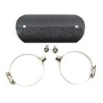 Dreamseek Universal Motorcycle Exhaust Heat Shield Carbon Fiber Style - Image 2