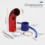 Sporacingrts 76mm Cold Air Intake Pipe Kit - Universal Turbo Upgrade - Image 2