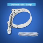 SUNROAD 2.5" Universal Aluminum Turbo Intercooler Hose Kit 8pcs - Image 7