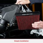 Spectre Performance 6-3/8" x 2-1/2" Air Filter for Enhanced Flow - Image 3