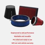 Spectre Performance 6-3/8" x 2-1/2" Air Filter for Enhanced Flow - Image 2