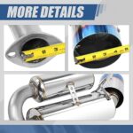 Auto Dynasty 4.5" Dual Burnt Muffler Tip Exhaust for 2003-2008 350Z/G35 - Image 4